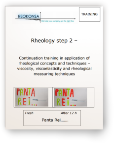 Reologikurs information